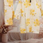 Two-Piece Kurta & Pant Set – White & Purple Floral